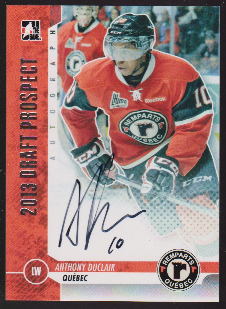 (image for) 2012-13 ITG Draft Prospects Autographs #AAD2 Anthony Duclair