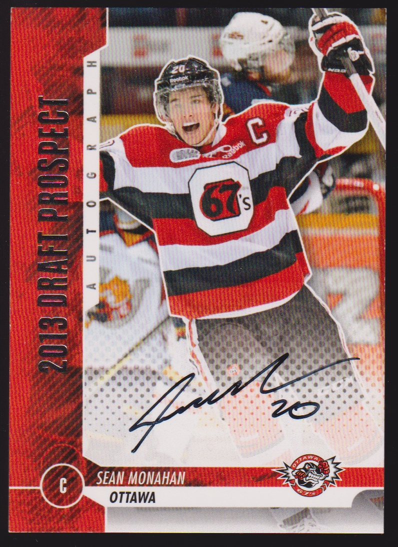 (image for) 2012-13 ITG Draft Prospects Autographs #ASMON Sean Monahan