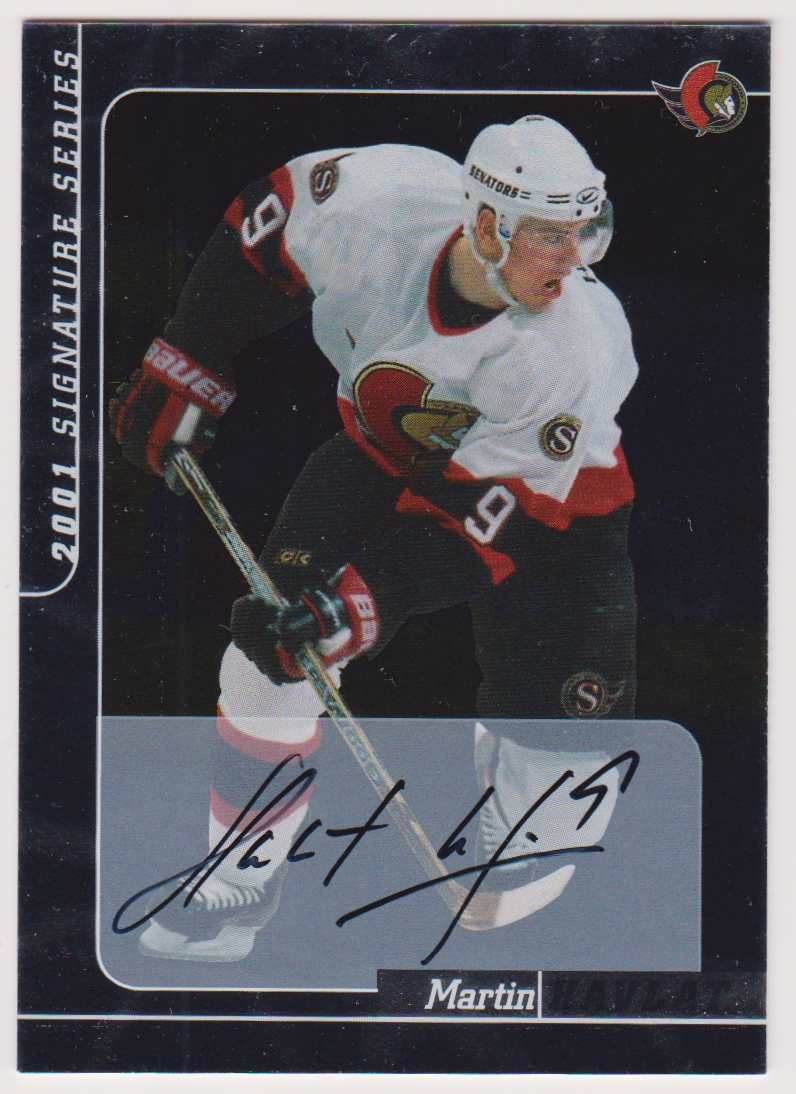 (image for) 2000-01 BAP Signature Series Autographs #238 Martin Havlat (RC Year)