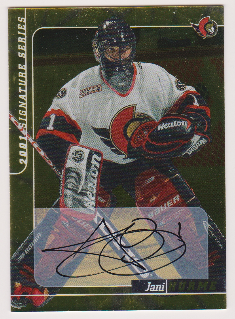 (image for) 2000-01 BAP Signature Series Autographs Gold #227 Jani Hurme