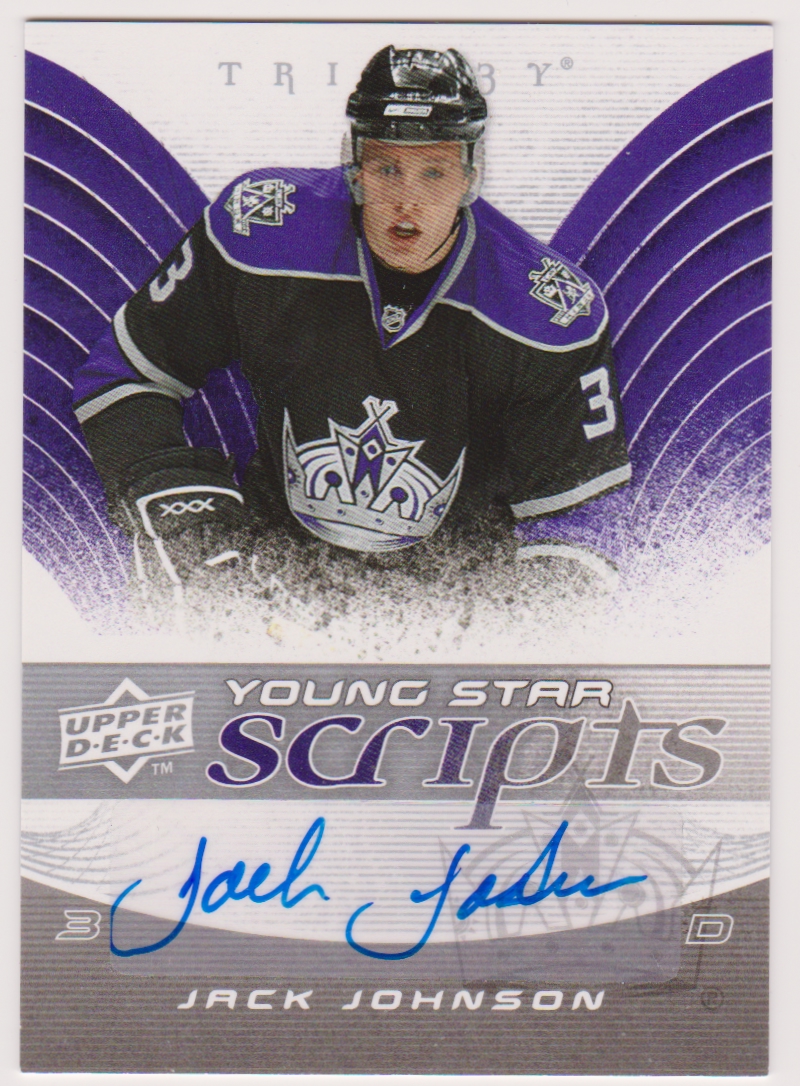 (image for) 2008-09 Upper Deck Trilogy Young Star Scripts #YSJJ Jack Johnson AUTO