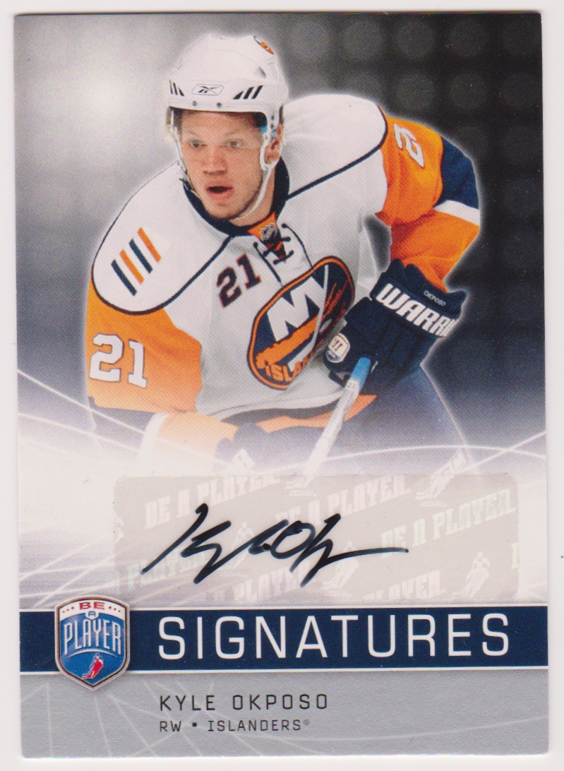 2008-09 Be A Player Signatures #SOK Kyle Okposo AUTO (image for) 2008-09 Be A Player Signatures #SOK Kyle Okposo AUTO