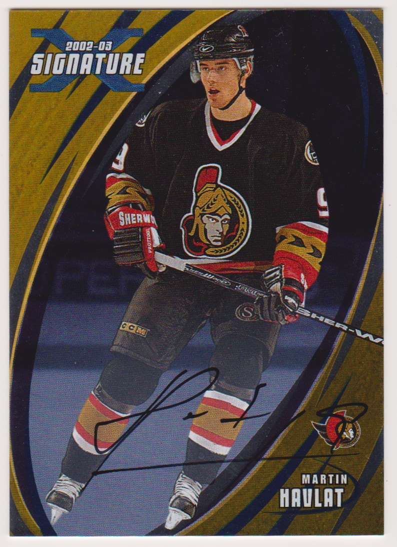 (image for) 2002-03 BAP Signature Series Autographs Gold #67 Martin Havlat