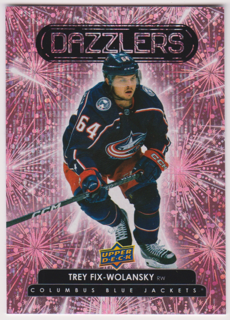 (image for) 2022-23 Upper Deck Dazzlers Pink #DZ89 Trey Fix-Wolansky