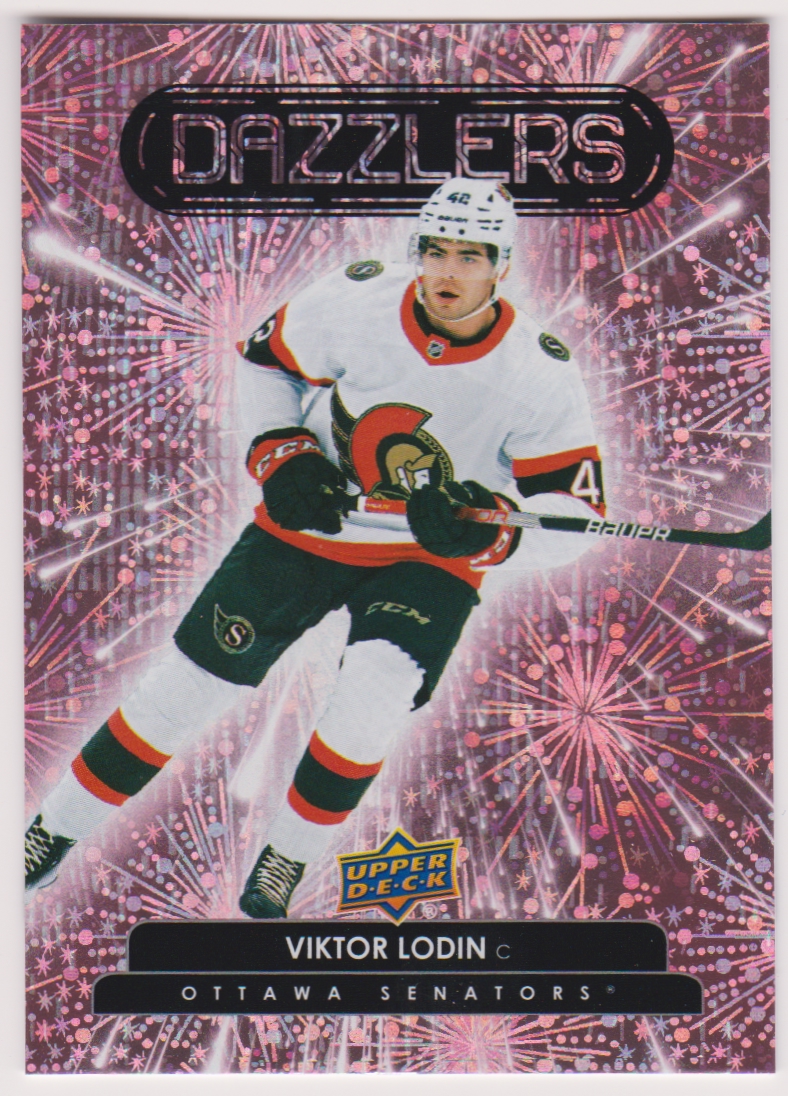 (image for) 2022-23 Upper Deck Dazzlers Pink #DZ91 Viktor Lodin
