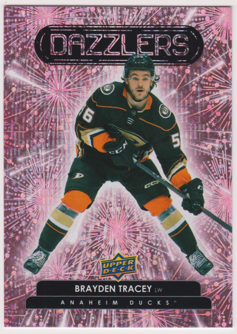 (image for) 2022-23 Upper Deck Dazzlers Pink #DZ97 Brayden Tracey