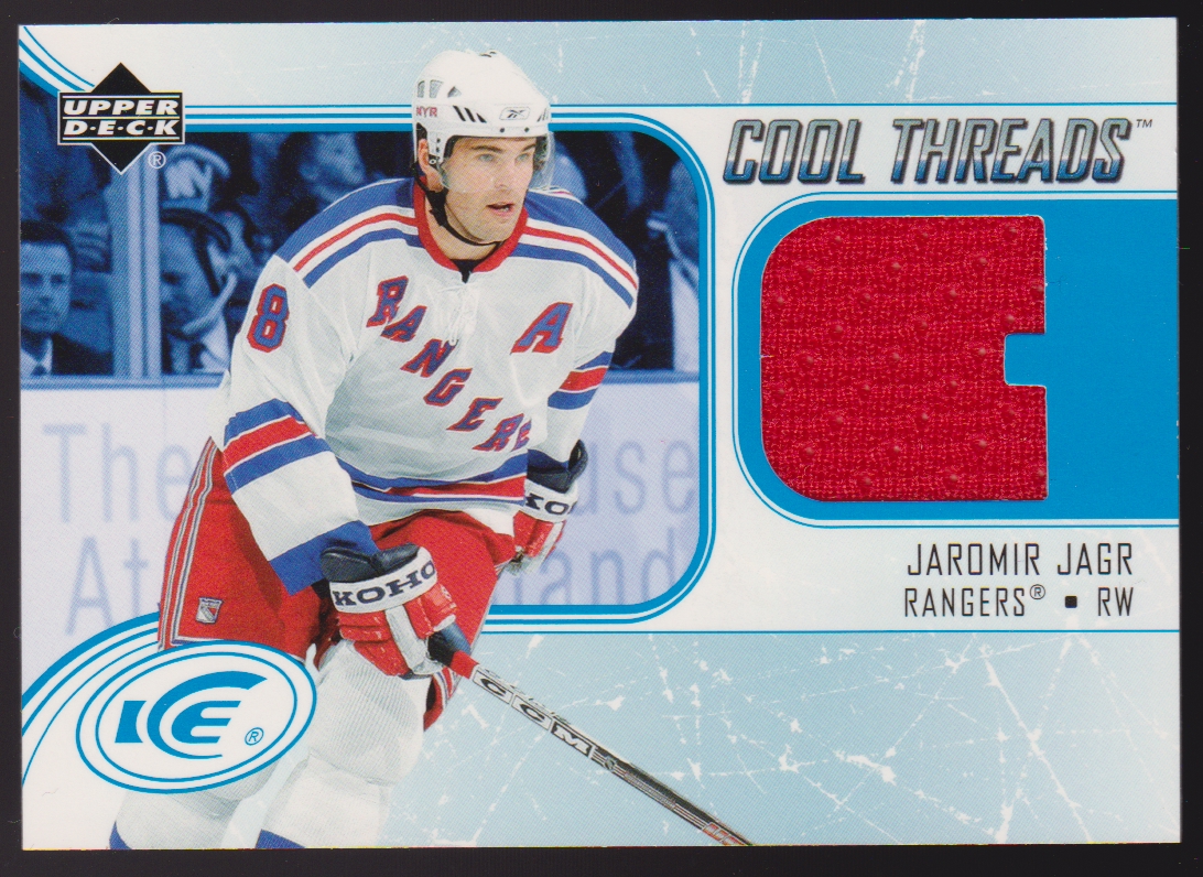 2005-06 Upper Deck Ice Cool Threads #CTJJ Jaromir Jagr (image for) 2005-06 Upper Deck Ice Cool Threads #CTJJ Jaromir Jagr