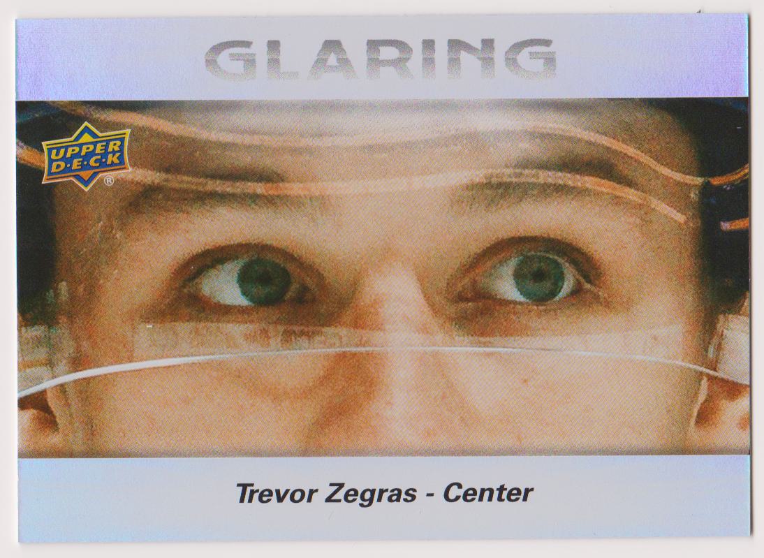 (image for) 2023-24 Upper Deck Glaring #GL4 Trevor Zegras