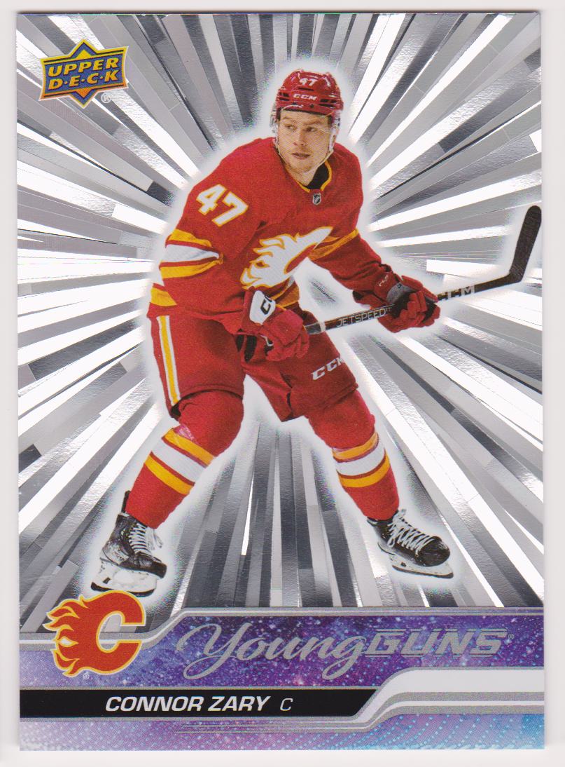 2023-24 Upper Deck Outburst Silver #496 Connor Zary Young Guns (YG) (image for) 2023-24 Upper Deck Outburst Silver #496 Connor Zary Young Guns (YG)