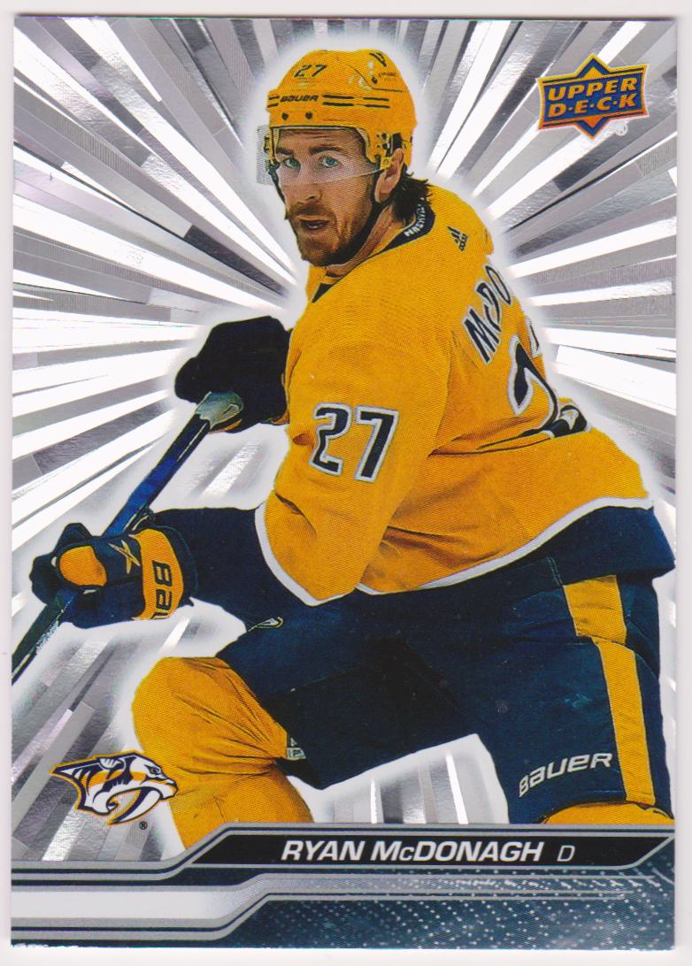 2023-24 Upper Deck Outburst Silver #352 Ryan McDonagh (image for) 2023-24 Upper Deck Outburst Silver #352 Ryan McDonagh