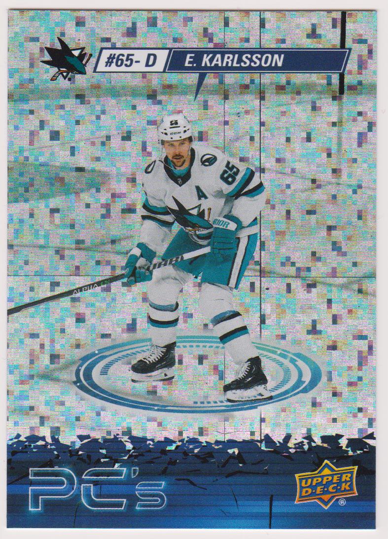 2023-24 Upper Deck PC's Sparkle #PC1 Erik Karlsson (image for) 2023-24 Upper Deck PC's Sparkle #PC1 Erik Karlsson