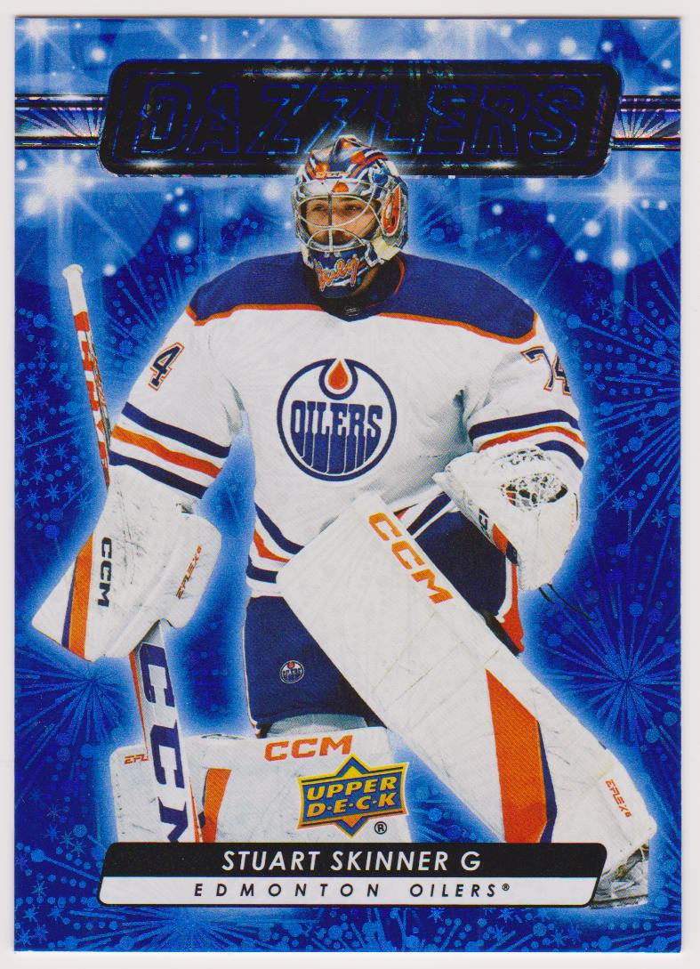 (image for) 2023-24 Upper Deck Dazzlers Blue #DZ63 Stuart Skinner