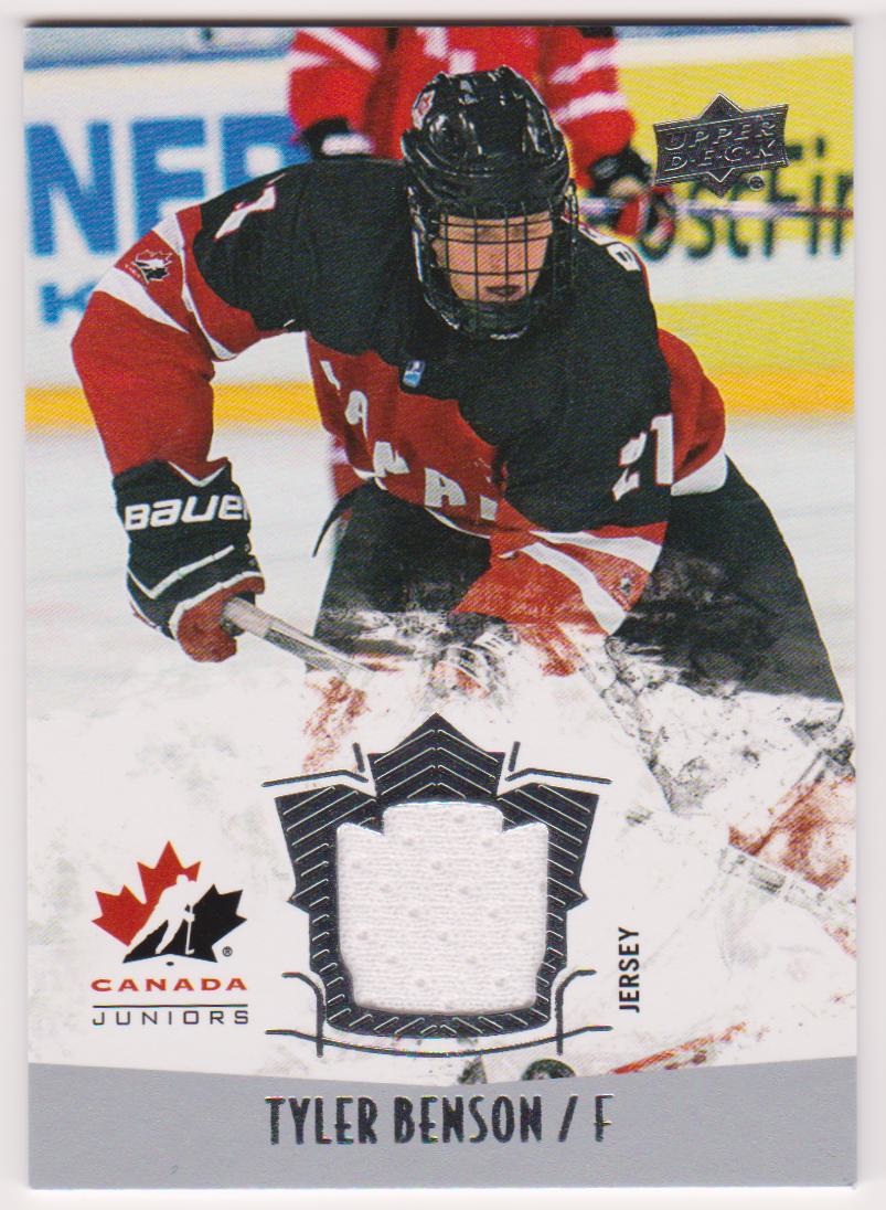 (image for) 2015-16 Upper Deck Team Canada Juniors #136 Tyler Benson JERSEY
