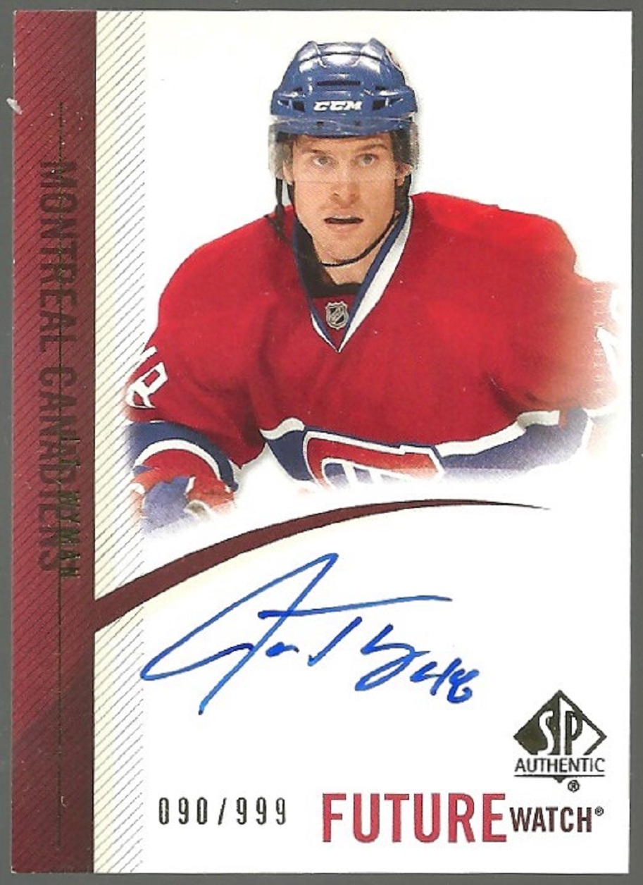 (image for) 2010-11 SP Authentic #272 J.T. Wyman AUTO RC 090/999