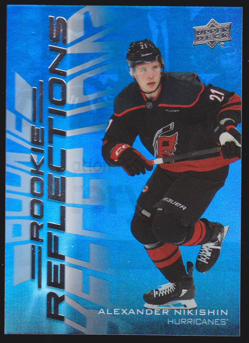 2025-26 Upper Deck Rookie Reflections #RR30 Alexander Nikishin - RC Year (image for) 2025-26 Upper Deck Rookie Reflections #RR30 Alexander Nikishin - RC Year