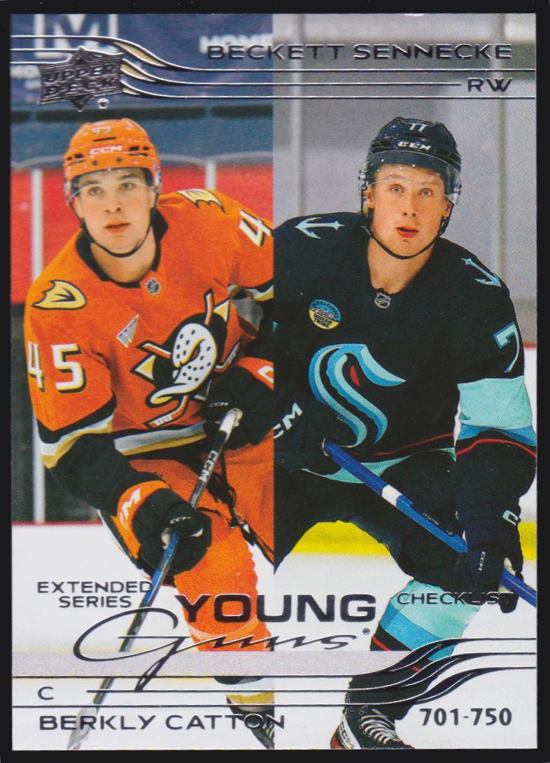 2025-26 Upper Deck #740 Beckett Sennecke/Berkly Catton YG (image for) 2025-26 Upper Deck #740 Beckett Sennecke/Berkly Catton YG