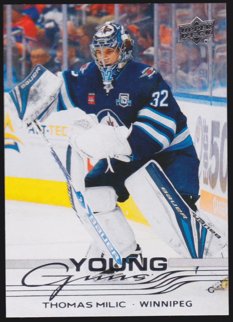 2025-26 Upper Deck #719 Thomas Milic YG RC (image for) 2025-26 Upper Deck #719 Thomas Milic YG RC