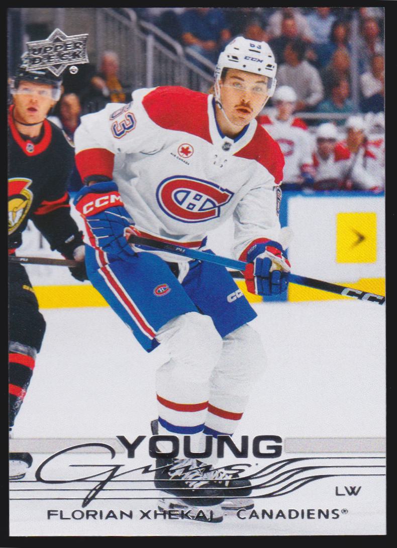2025-26 Upper Deck #702 Florian Xhekaj YG RC (image for) 2025-26 Upper Deck #702 Florian Xhekaj YG RC