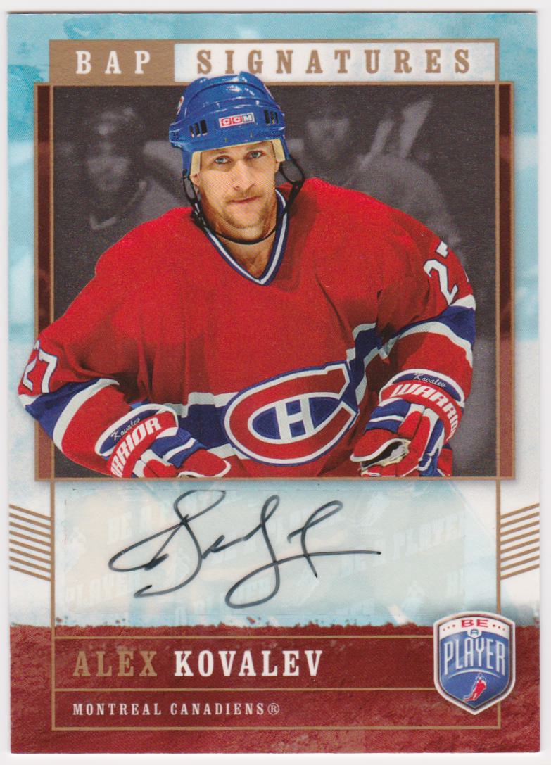 (image for) 2006-07 Be A Player Signatures #AK Alexei Kovalev