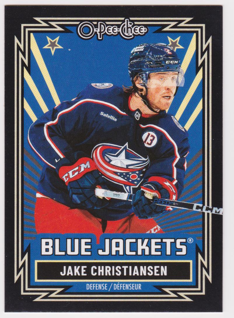 2025-26 O-Pee-Chee Retro Black #392 Jake Christiansen 048/100 (image for) 2025-26 O-Pee-Chee Retro Black #392 Jake Christiansen 048/100