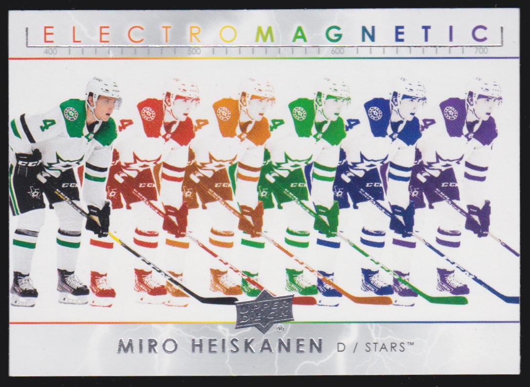 2021-22 Upper Deck Electromagnetic #EM18 Miro Heiskanen (image for) 2021-22 Upper Deck Electromagnetic #EM18 Miro Heiskanen
