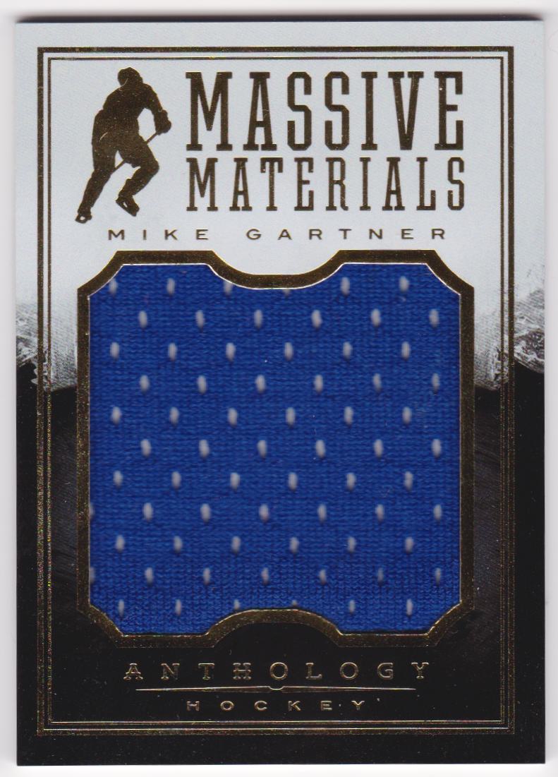 2015-16 Panini Anthology Massive Materials #81 Mike Gartner (image for) 2015-16 Panini Anthology Massive Materials #81 Mike Gartner
