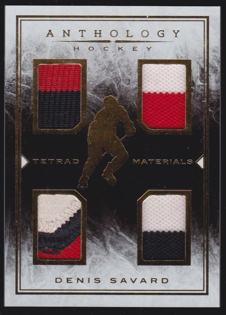 2015-16 Panini Anthology Tetrad Materials #29 Denis Savard (image for) 2015-16 Panini Anthology Tetrad Materials #29 Denis Savard