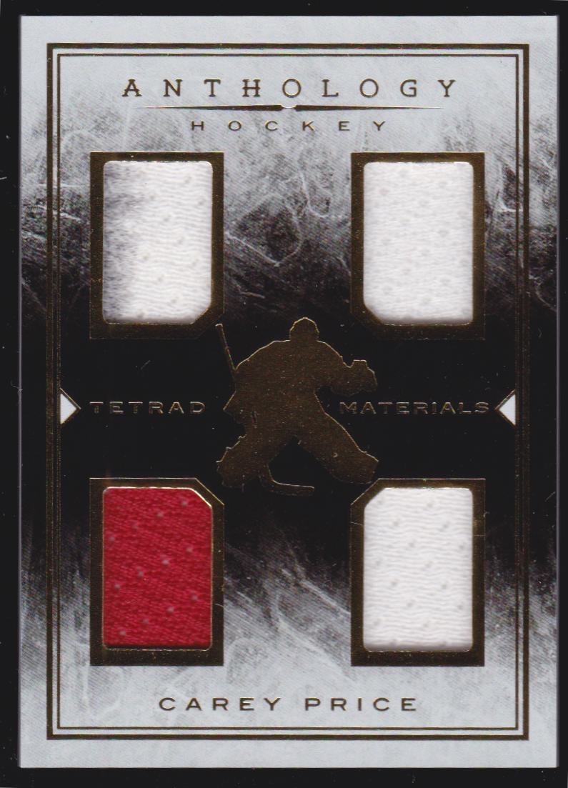 2015-16 Panini Anthology Tetrad Materials #13 Carey Price (image for) 2015-16 Panini Anthology Tetrad Materials #13 Carey Price