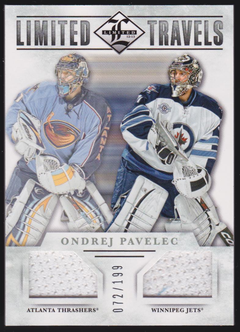 (image for) 2012-13 Limited Travels Dual Jerseys #TDOP Ondrej Pavelec 072/199
