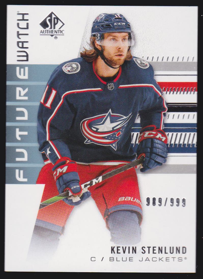 2019-20 SP Authentic #209 Kevin Stenlund FW RC 989/999 (image for) 2019-20 SP Authentic #209 Kevin Stenlund FW RC 989/999