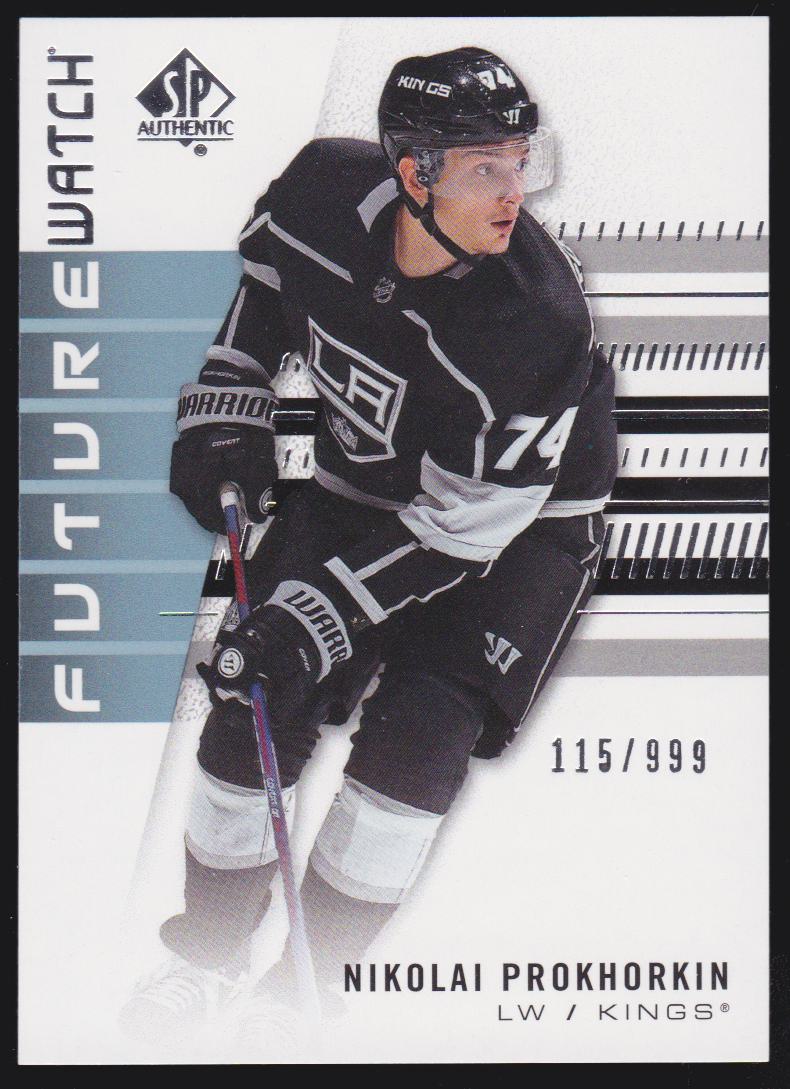 2019-20 SP Authentic #240 Nikolai Prokhorkin FW RC 115/999 (image for) 2019-20 SP Authentic #240 Nikolai Prokhorkin FW RC 115/999