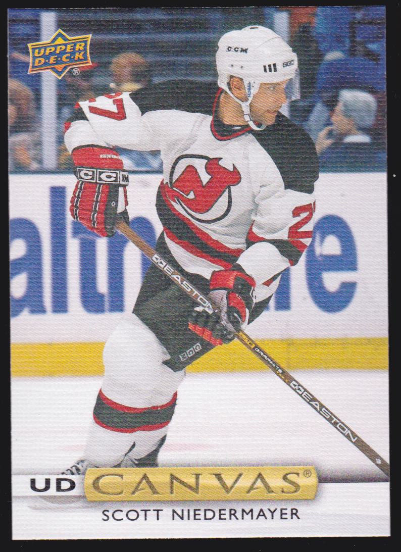 2019-20 Upper Deck Canvas #C255 Scott Niedermayer (Retired Stars) (image for) 2019-20 Upper Deck Canvas #C255 Scott Niedermayer (Retired Stars)