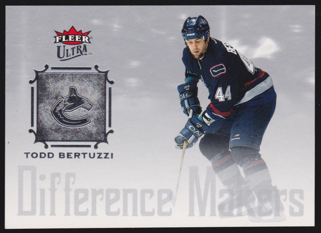 (image for) 2005-06 Ultra Difference Makers #DM4 Todd Bertuzzi