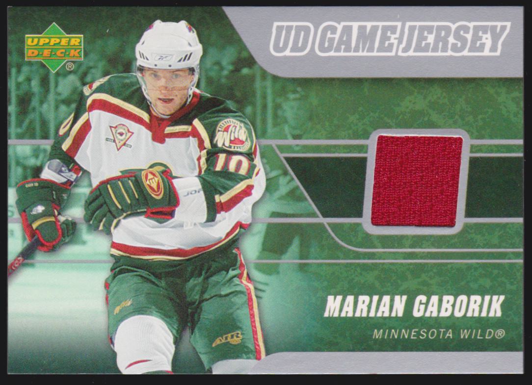 (image for) 2006-07 Upper Deck Game Jerseys #JMG Marian Gaborik