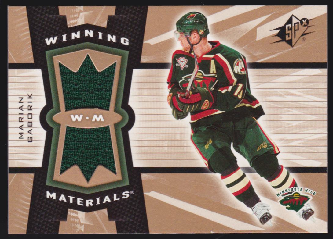 (image for) 2006-07 SPx Winning Materials #WMMG Marian Gaborik