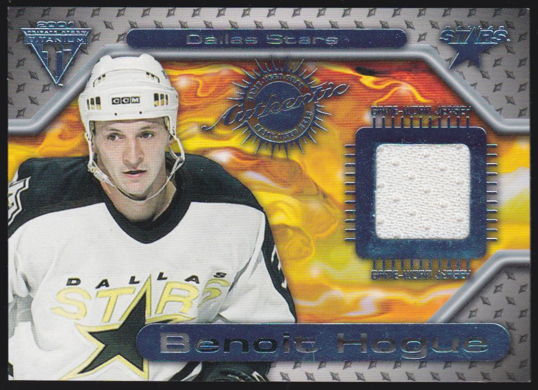 (image for) 2000-01 Titanium Game Gear #83 Benoit Hogue - Jerseys