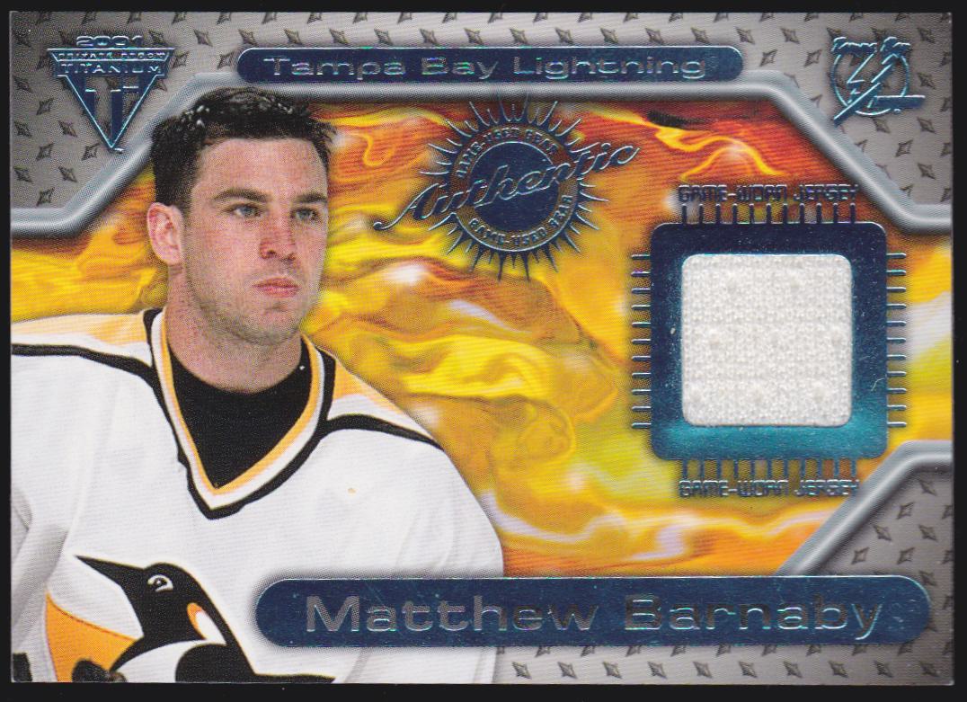 (image for) 2000-01 Titanium Game Gear #143 Matthew Barnaby - Jerseys