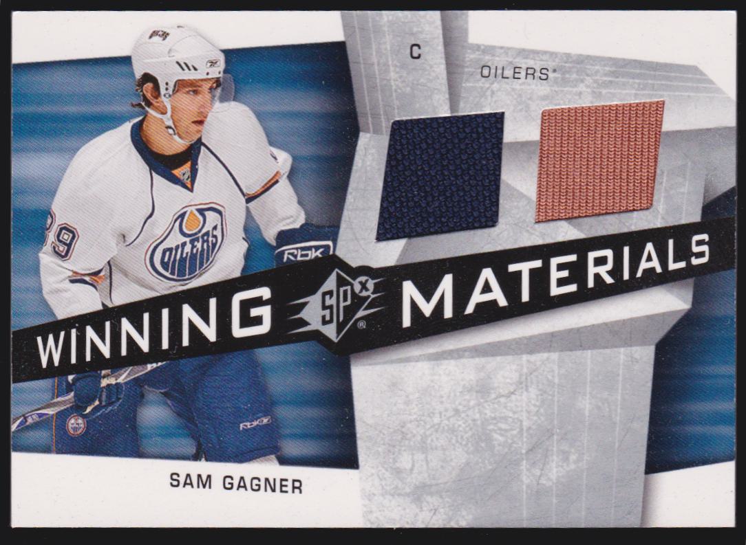 (image for) 2008-09 SPx Winning Materials #WMGG Sam Gagner