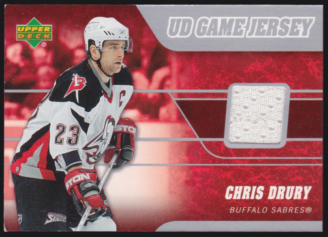 (image for) 2006-07 Upper Deck Game Jerseys #JCD Chris Drury