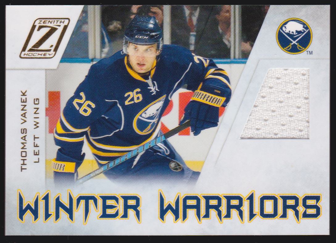 (image for) 2010-11 Zenith Winter Warriors Materials #TV Thomas Vanek