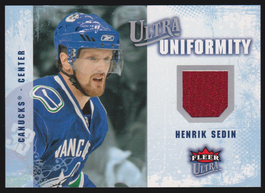 (image for) 2008-09 Ultra Uniformity #UAHS Henrik Sedin