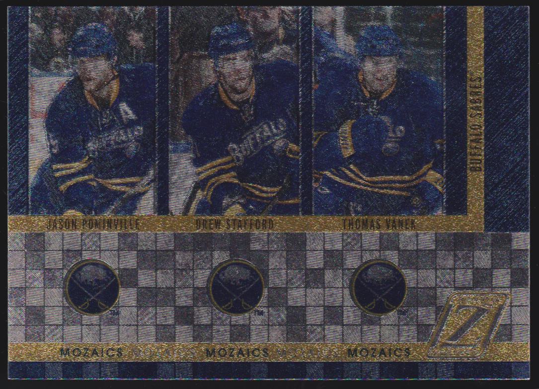 (image for) 2010-11 Zenith Mozaics #3 Thomas Vanek/Jason Pominville/Drew Stafford