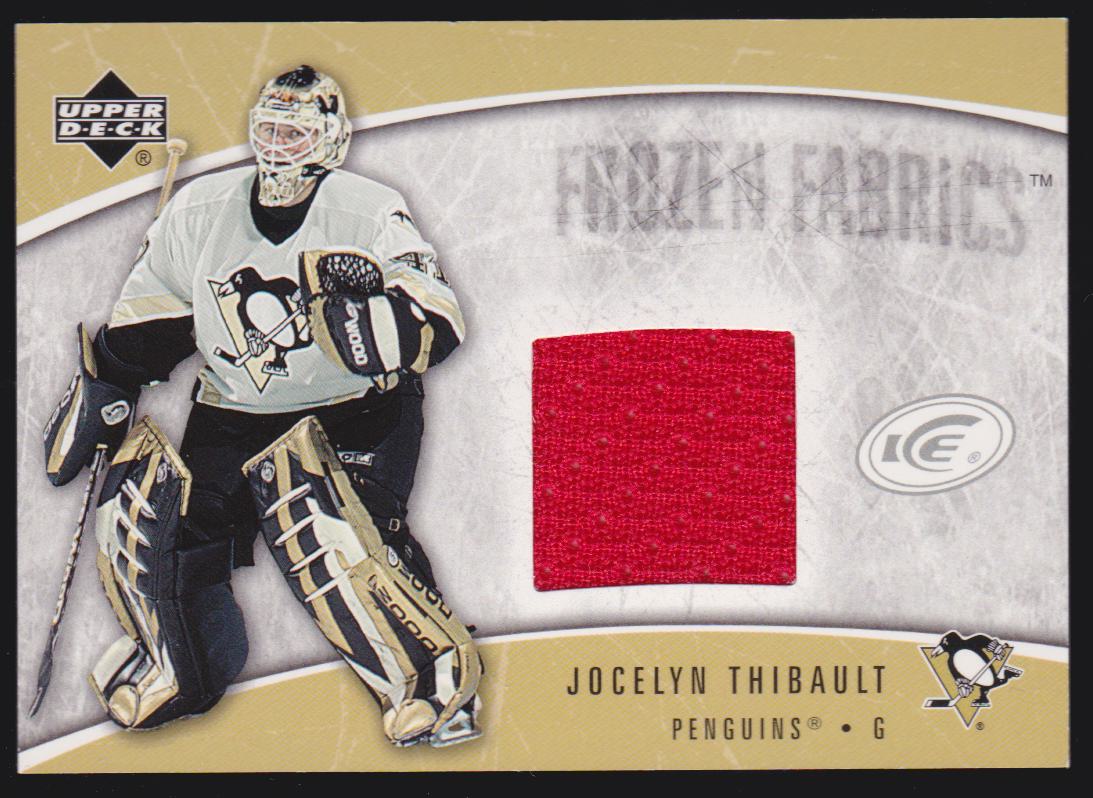 (image for) 2005-06 Upper Deck Ice Frozen Fabrics #FFJT Jocelyn Thibault