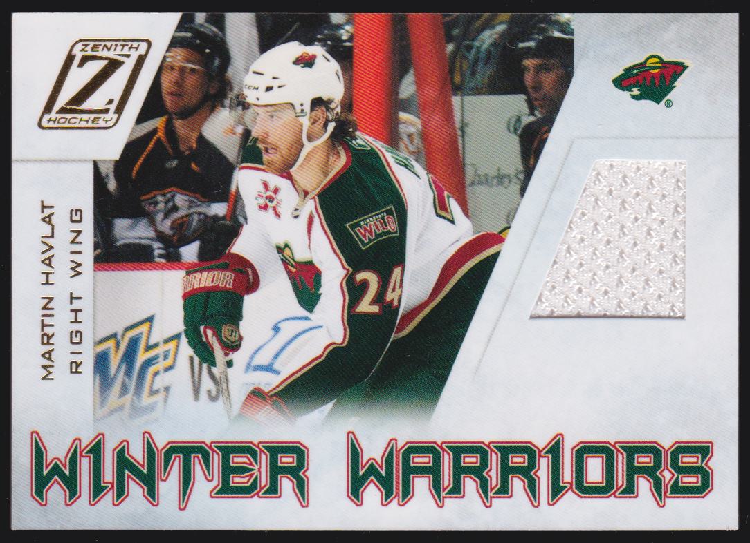 (image for) 2010-11 Zenith Winter Warriors Materials #MH Martin Havlat