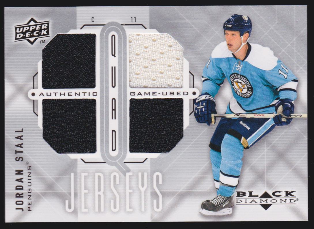(image for) 2009-10 Black Diamond Jerseys Quad #QJST Jordan Staal