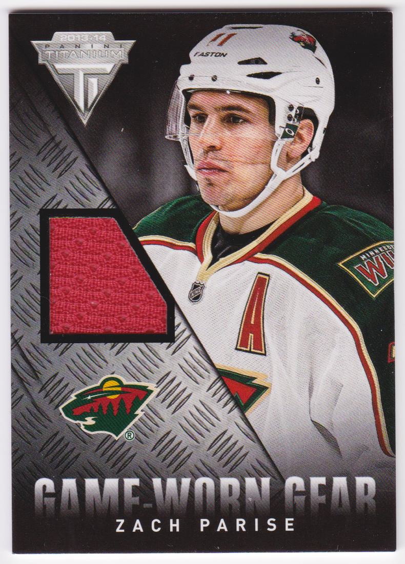 (image for) 2013-14 Panini Titanium Game Worn Gear #GGZP Zach Parise - Jerseys