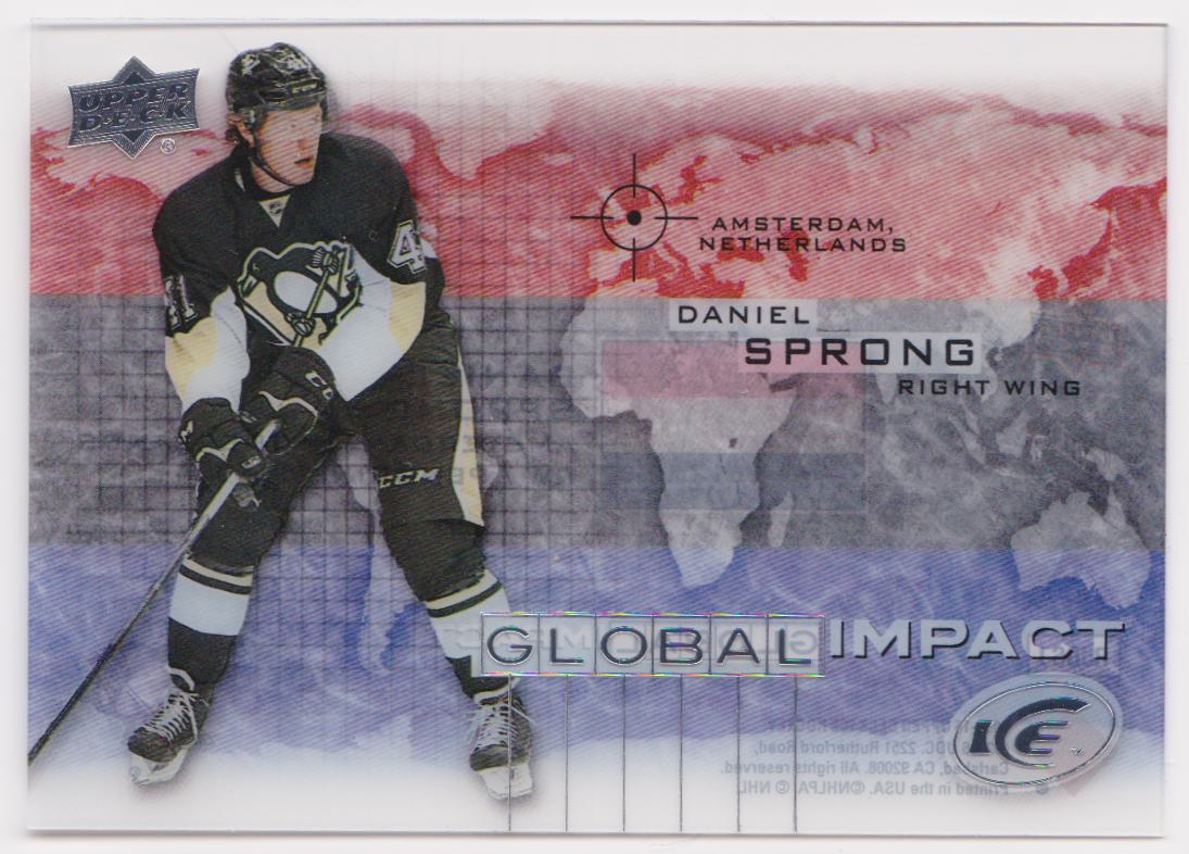 (image for) 2015-16 Upper Deck Ice Global Impact #GIDS Daniel Sprong - RC Year