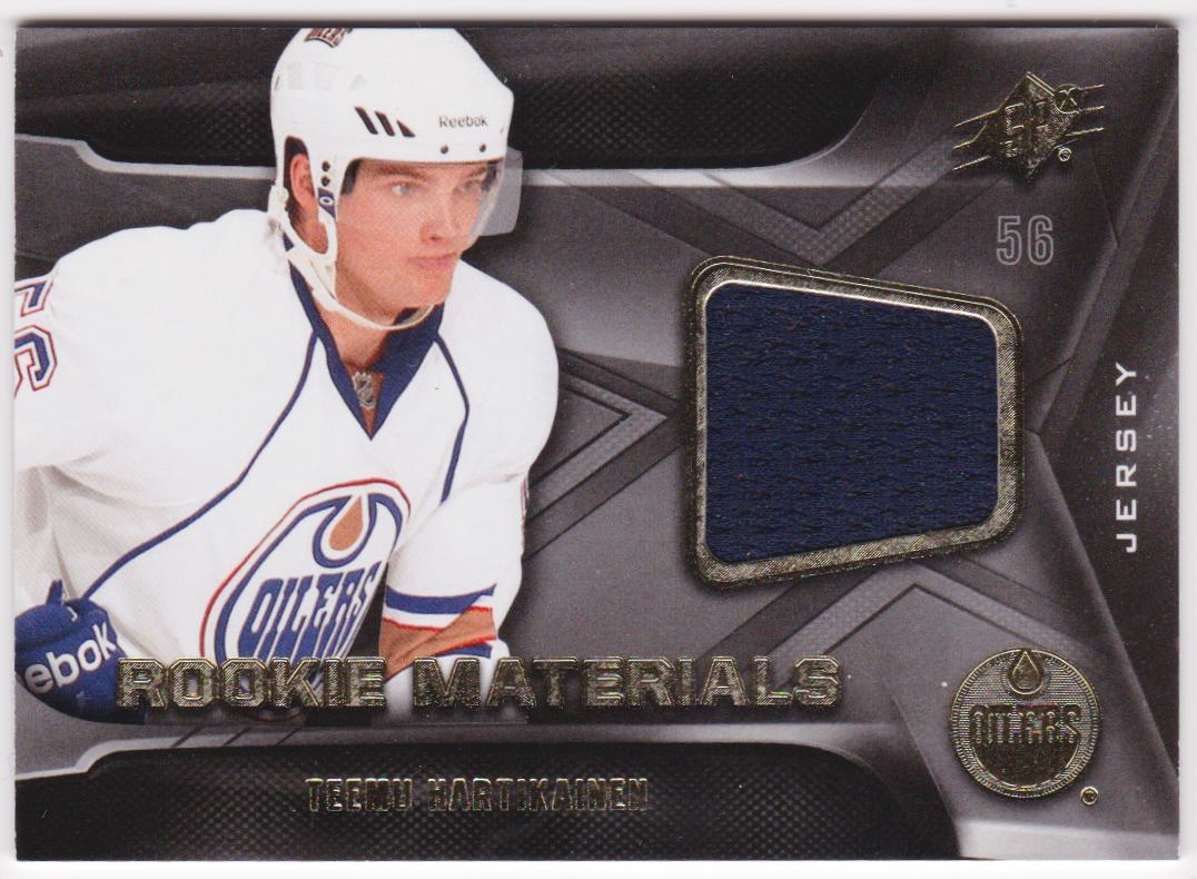 2011-12 SPx Rookie Materials #RMTH Teemu Hartikainen - RC Year Jerseys (image for) 2011-12 SPx Rookie Materials #RMTH Teemu Hartikainen - RC Year Jerseys