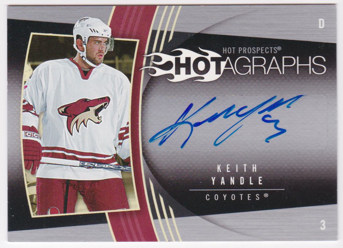(image for) 2006-07 Hot Prospects Hotagraphs #HRB Keith Yandle