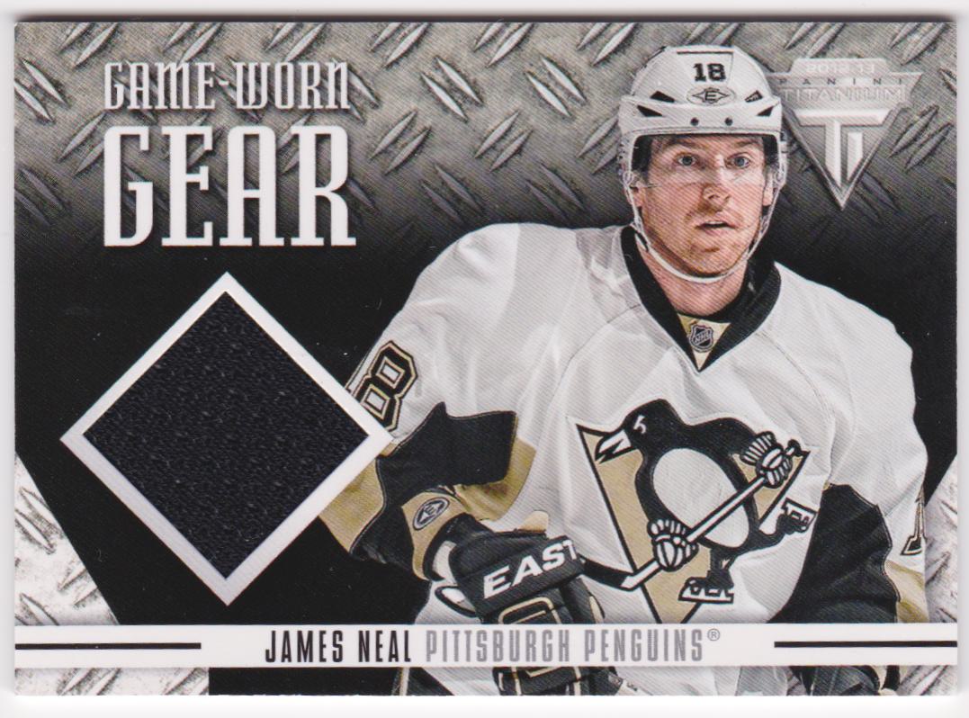 2012-13 Panini Titanium Game Worn Gear #GGJN James Neal - Jerseys (image for) 2012-13 Panini Titanium Game Worn Gear #GGJN James Neal - Jerseys